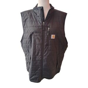 Men's Carhartt Black Puffer Vest Size Extra Large